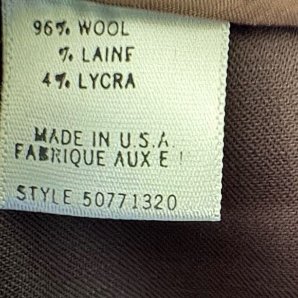 THEORY MIDI PLEATED WOOL SKIRT BROWN SIZE 10 GUC - Picture 3 of 7